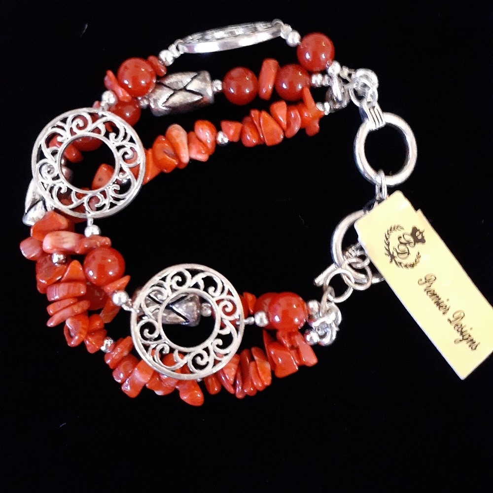 1/2 Price Marked Vintage Premeir Designs Bracelet Firecraker 1980's